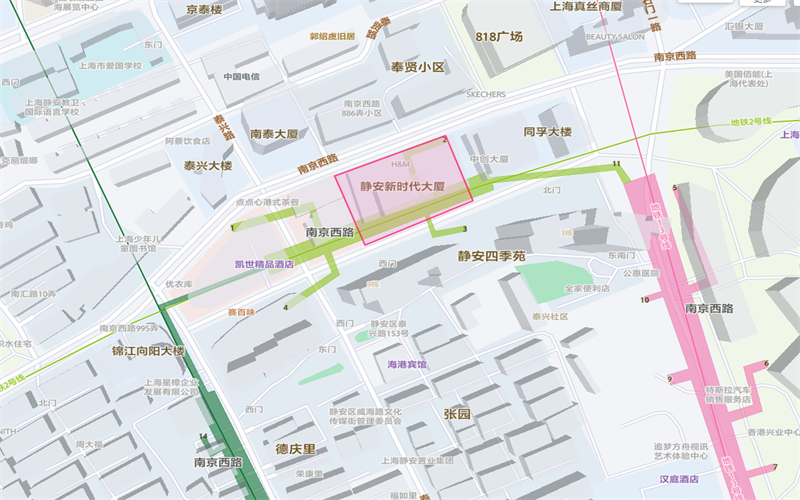 静安新时代大厦,如一颗璀璨的钻石,在繁华的上海市中心熠熠生辉。